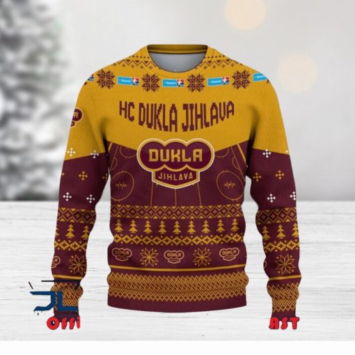 HC Dukla Jihlava Tipsport extraliga a Chance Liga Ugly Christmas Sweater