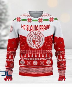 HC Slavia Praha Tipsport extraliga a Chance Liga Ugly Christmas Sweater