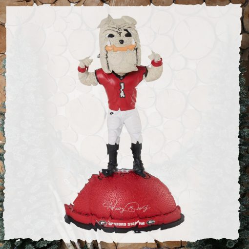 Hairy Dawg Georgia Bulldogs Magnetic Stadium Base Mascot Bobblehead Ornament