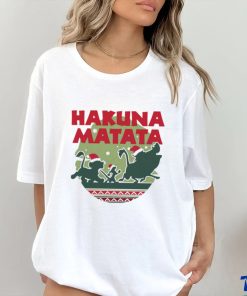 Hakuna Matata Simba Timon Pumbaa Christmas shirt