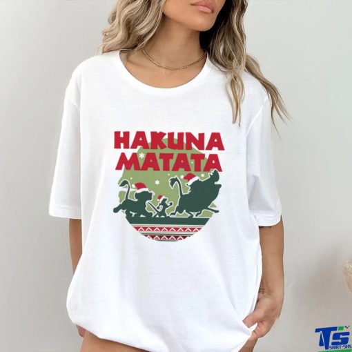 Hakuna Matata Simba Timon Pumbaa Christmas shirt