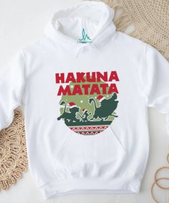 Hakuna Matata Simba Timon Pumbaa Christmas shirt