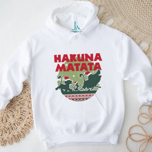 Hakuna Matata Simba Timon Pumbaa Christmas shirt