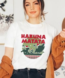 Hakuna Matata Simba Timon Pumbaa Christmas shirt