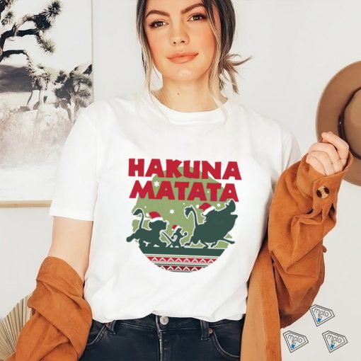 Hakuna Matata Simba Timon Pumbaa Christmas shirt