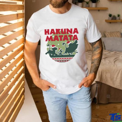 Hakuna Matata Simba Timon Pumbaa Christmas shirt