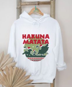 Hakuna Matata Simba Timon Pumbaa Christmas shirt