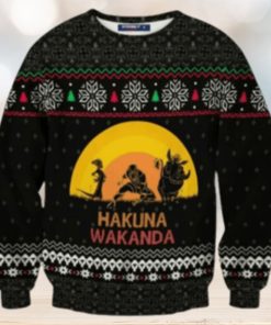 Hakuna Wkanda Ugly Christmas Sweater