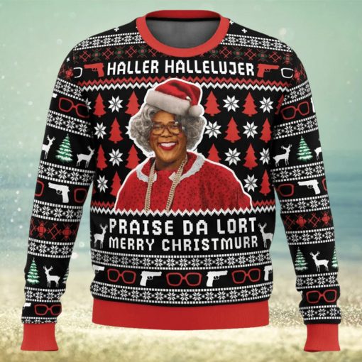 Haller Hallelujer Praise The Lort Merry Christmurr A Madea Christmas Ugly Christmas Sweater