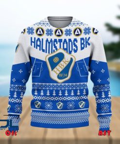 Halmstads BK Allsvenskan Sweden Ugly Sweater Christmas