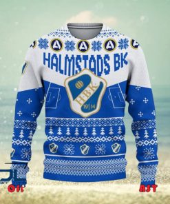 Halmstads BK Allsvenskan Sweden Ugly Sweater Christmas