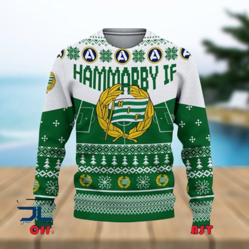 Hammarby Fotboll Allsvenskan Sweden Ugly Sweater Christmas