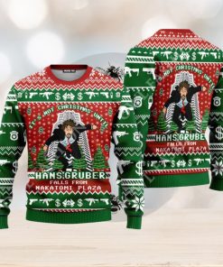 Hans gruber nakatomi plaza fall Ugly Christmas Sweater