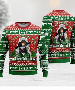 Hans gruber nakatomi plaza fall Ugly Christmas Sweater