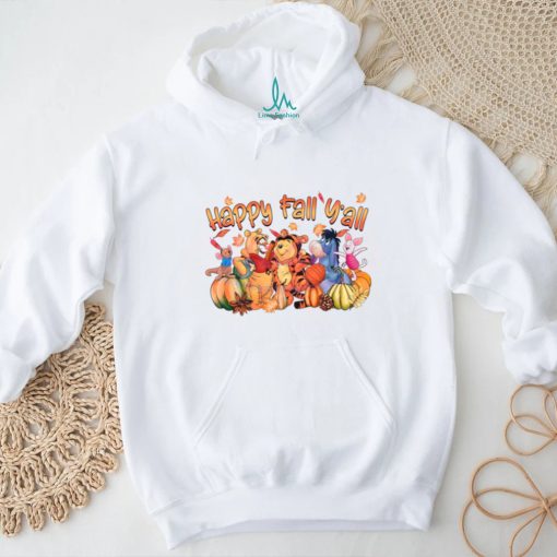 Happy Fall Yall Thanksgiving Movies Character shirt