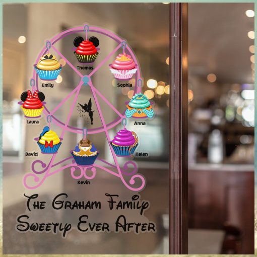 Happy Family, Personalized Decal, Cute Gifts For Family, Unique Christmas Gifts, Christmas Decorations Gifts