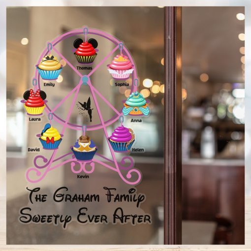 Happy Family, Personalized Decal, Cute Gifts For Family, Unique Christmas Gifts, Christmas Decorations Gifts