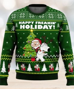 Happy Freakin Holidays Family Guy Ugly Christmas Sweater