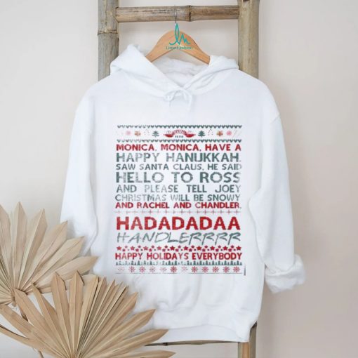 Happy Hanukkah and Merry Christmas Friends Shirt