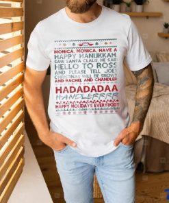 Happy Hanukkah and Merry Christmas Friends Shirt