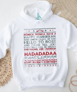 Happy Hanukkah and Merry Christmas Friends Shirt