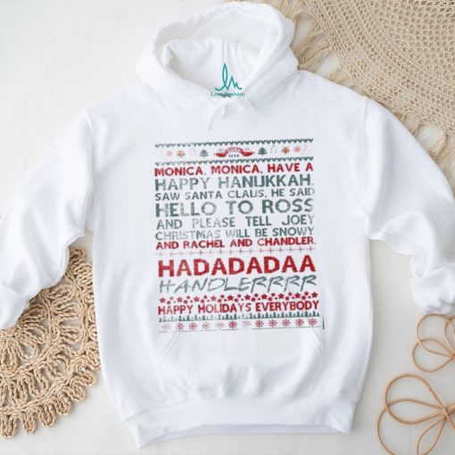 Happy Hanukkah and Merry Christmas Friends Shirt