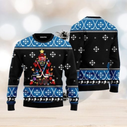 Happy Hockeyday Ugly Christmas Sweater