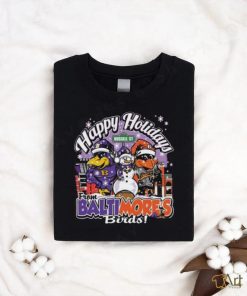 Happy Holiday From Baltimore Birds Christmas Shirt