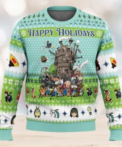 Happy Holidays Studio Ghibli Ugly Christmas Sweater