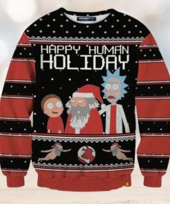 Happy Human Holiday Christmas Ugly Christmas Sweater