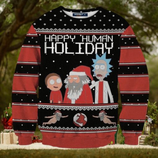 Happy Human Holiday Christmas Ugly Christmas Sweater