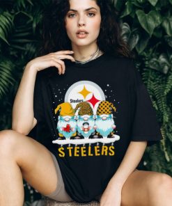 Happy Merry Christmas Gnomes mascot Pittsburgh Steelers football logo gift shirt
