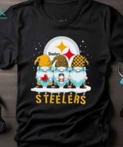Happy Merry Christmas Gnomes mascot Pittsburgh Steelers football logo gift shirt