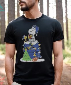 Happy Merry Christmas Snoopy Baltimore Ravens Shirt