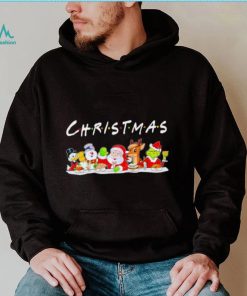 Happy Merry Christmas cartoon characters funny gift shirt