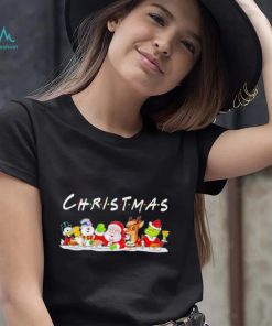 Happy Merry Christmas cartoon characters funny gift shirt