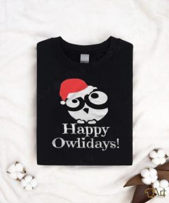 Happy Owlidays Christmas T shirt