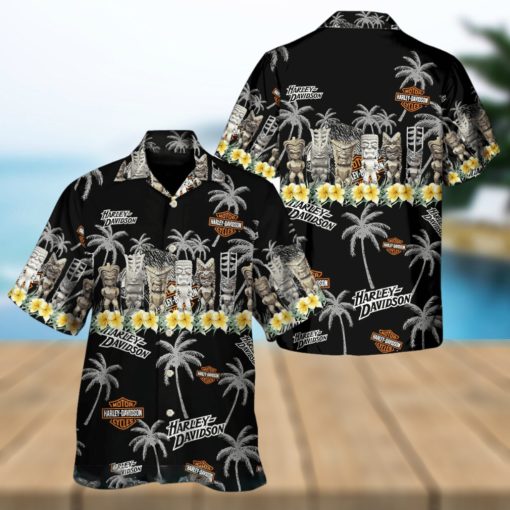 Harley davidson Hawaii Hawaiian Shirt