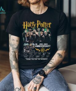Harry Potter 22nd Anniversary 2001 – 2023 Thank You For The Memories Unisex T Shirt – Limited Edition