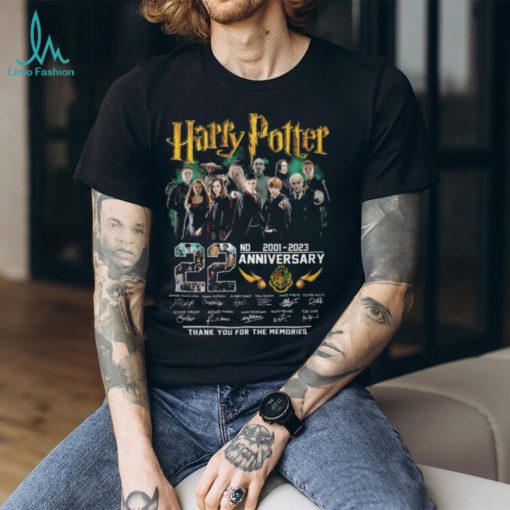 Harry Potter 22nd Anniversary 2001 – 2023 Thank You For The Memories Unisex T Shirt – Limited Edition