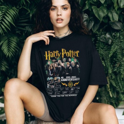 Harry Potter 22nd Anniversary 2001 – 2023 Thank You For The Memories Unisex T Shirt – Limited Edition
