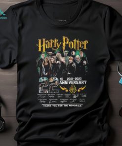 Harry Potter 22nd Anniversary 2001 – 2023 Thank You For The Memories Unisex T Shirt – Limited Edition