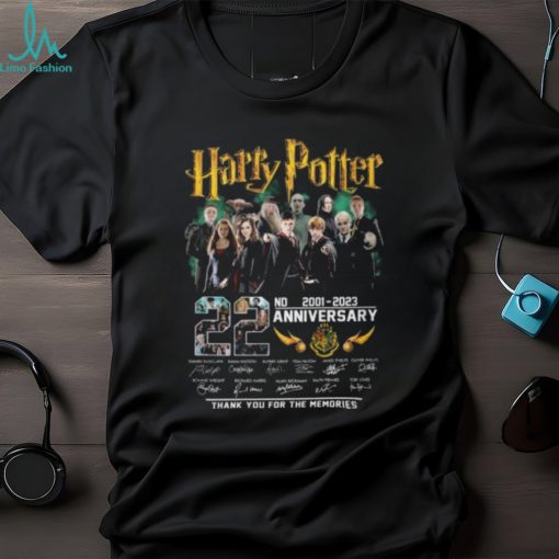 Harry Potter 22nd Anniversary 2001 – 2023 Thank You For The Memories Unisex T Shirt – Limited Edition