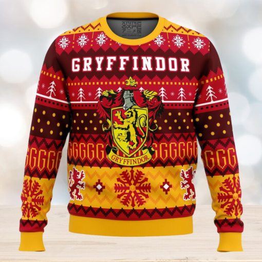 Harry Potter Gryffindor House Ugly Christmas Sweaters