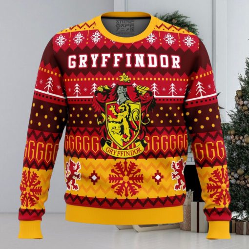 Harry Potter Gryffindor House Ugly Christmas Sweaters