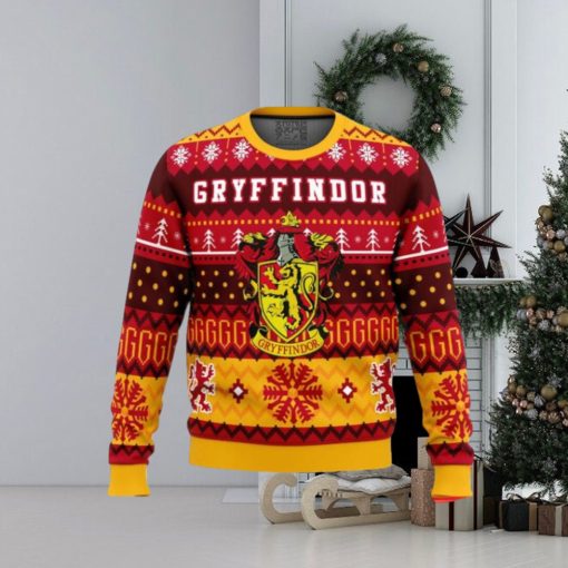 Harry Potter Gryffindors House Ugly Christmas Sweaters