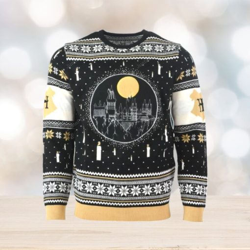 Harry Potter Hogwarts Castle Candles For Unisex Ugly Christmas Sweater