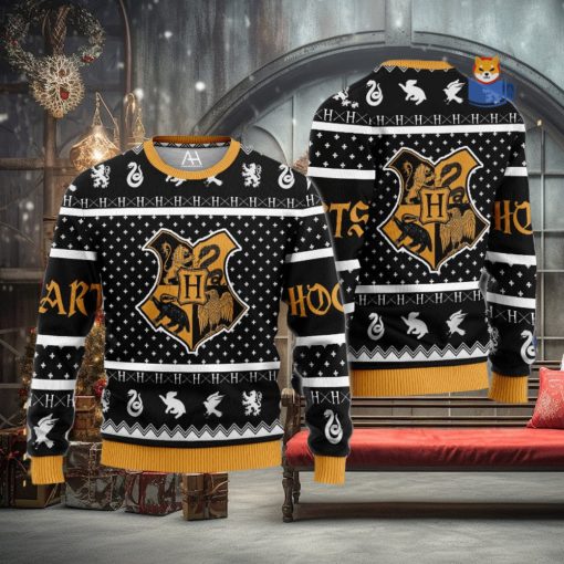 Harry Potter Hogwarts Ugly Christmas Sweater 3d All Over Printed Shirts For Men And Women