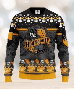 Harry Potter House Hufflepuff Unisex Christmas Ugly Christmas Sweaters