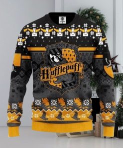 Harry Potter House Hufflepuff Unisex Christmas Ugly Christmas Sweaters